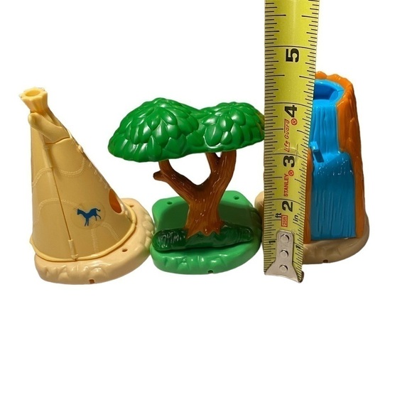 1995 Talentoy Itzy Bitzy Posable Pals Tiny Frontier Village Friends Cake Toppers - Picture 14 of 15